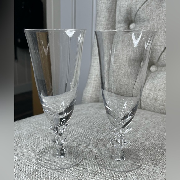 Tiffin-Franciscan Eternity Iced Tea Glass 6 1/2in Crystal Set Of 2 - Picture 5 of 5
